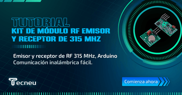 Sistema de Comunicación Inalámbrica con el Kit de Módulo RF Emisor y Receptor de 315 MHz - Tecneu