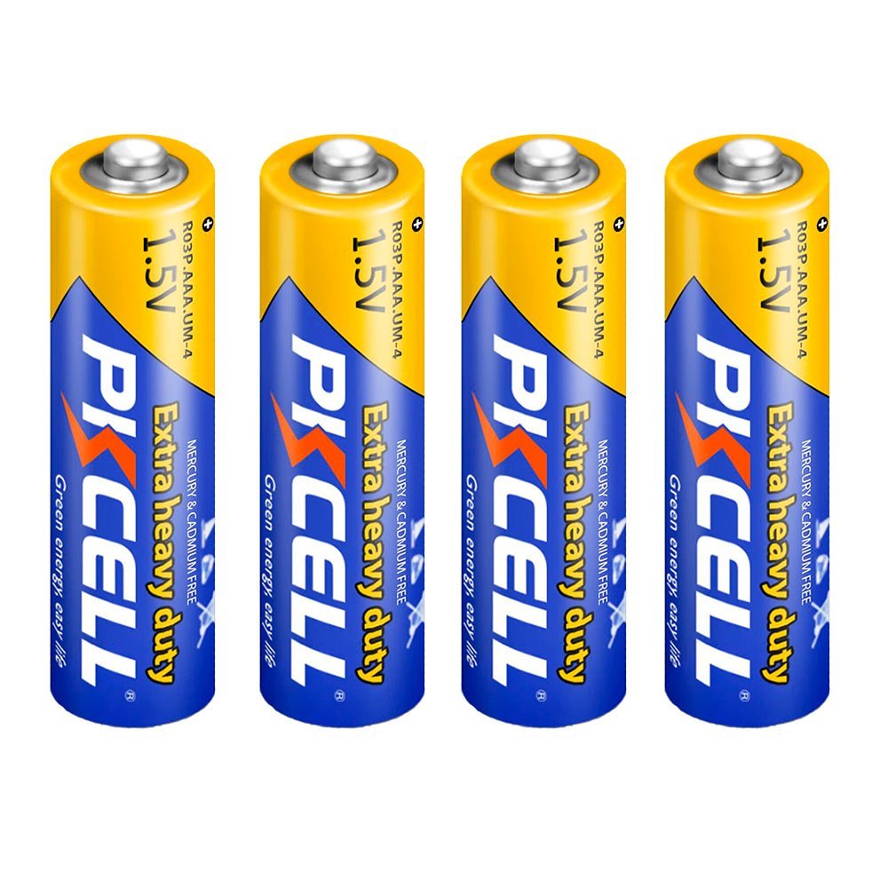 Adaptador De Pilas AAA A AA - Pack De 4 Fundas Convertidoras Con Contacto De Metal