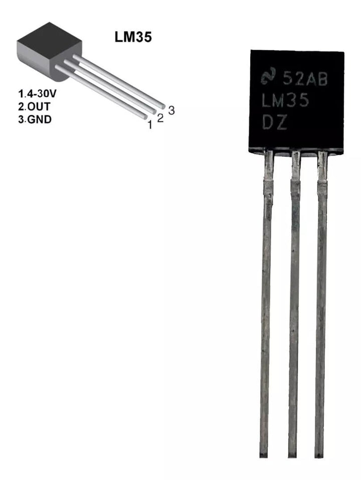 Sensor De Temperatura Lm35 - Tecneu