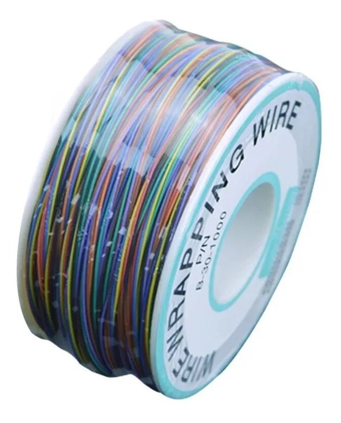 Rollo De Cable Kynar 305m 30 Awg Wire Wrapping - Tecneu