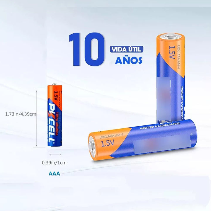 Pilas Aaa Alcalinas Pkcell® Orginal Baterías 1.5v LR03 - Tecneu