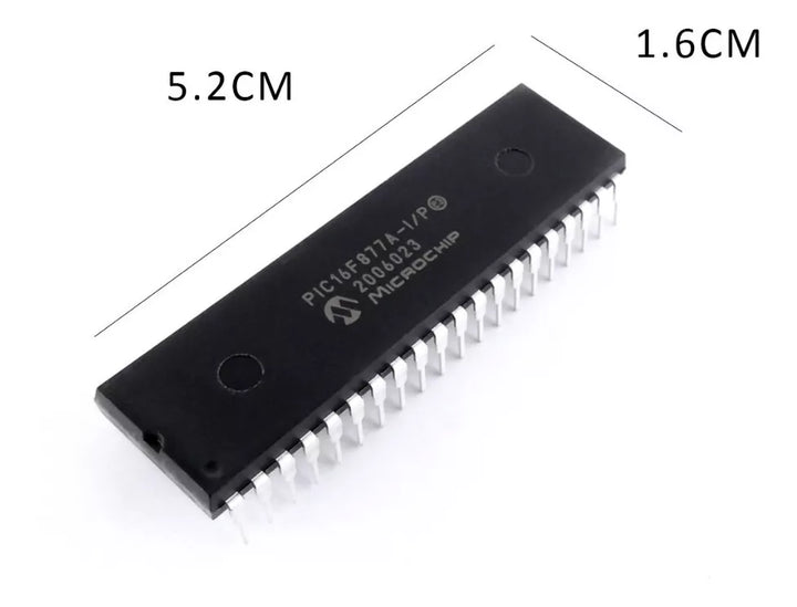 Pic16f877a Microcontrolador + Capacitor 22pf + Cristal - Tecneu