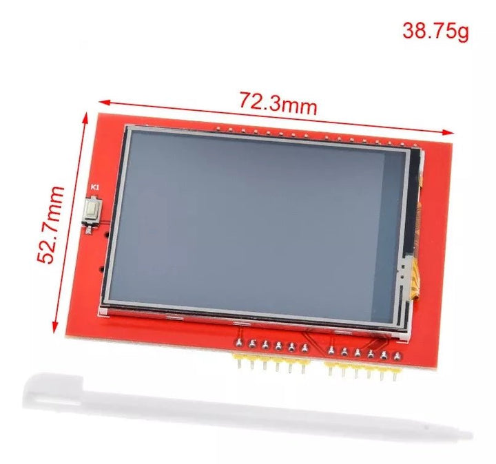 Pantalla Touch A Color 2.4 Tft Spi Lcd Display Arduino Lapiz - Tecneu