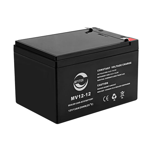Batería MVVTON AGM MV12-12 Plomo-Ácido Sellada VRLA 12V 12Ah