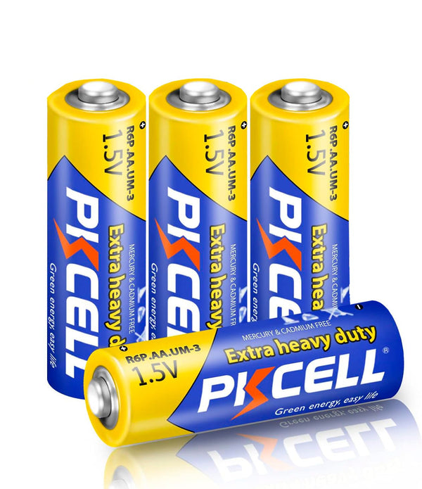 Pilas Aa Baterías Pkcell® Original Extra Duración R6P, 4 Pilas