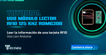 Tutorial de uso Módulo Lector RFID 125 kHz RDM6300 - Tecneu