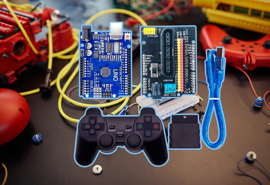 Usando la Shield Control Remoto PS2 con Arduino Uno - Tecneu