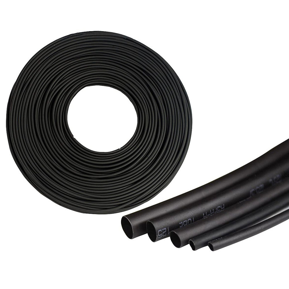 1 Metro de Tubo Termorretráctil Termofit Negro Varias Medidas