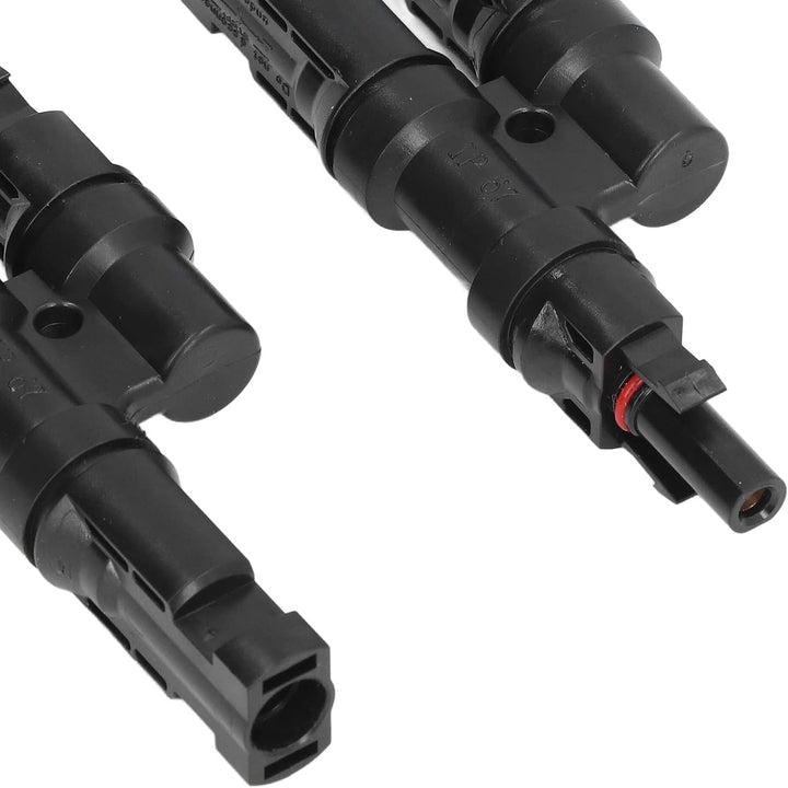 1 Par Conector Mc4 T2 Hembra Macho Paneles Solar 1500 VDC - Tecneu