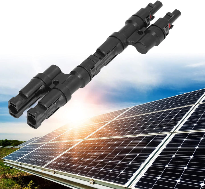 1 Par Conector Mc4 T2 Hembra Macho Paneles Solar 1500 VDC - Tecneu