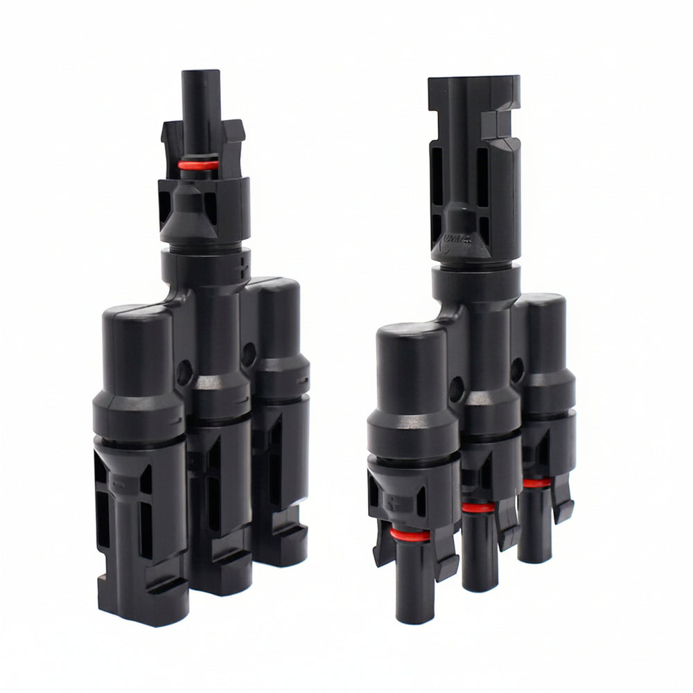 1 Par Conector Mc4 T3 Hembra Macho Panel Solar 1500 VDC