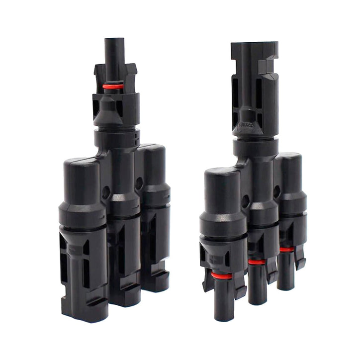 1 Par Conector Mc4 T3 Hembra Macho Panel Solar 1500 VDC - Tecneu
