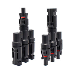 1 Par Conector Mc4 T3 Hembra Macho Panel Solar 1500 VDC