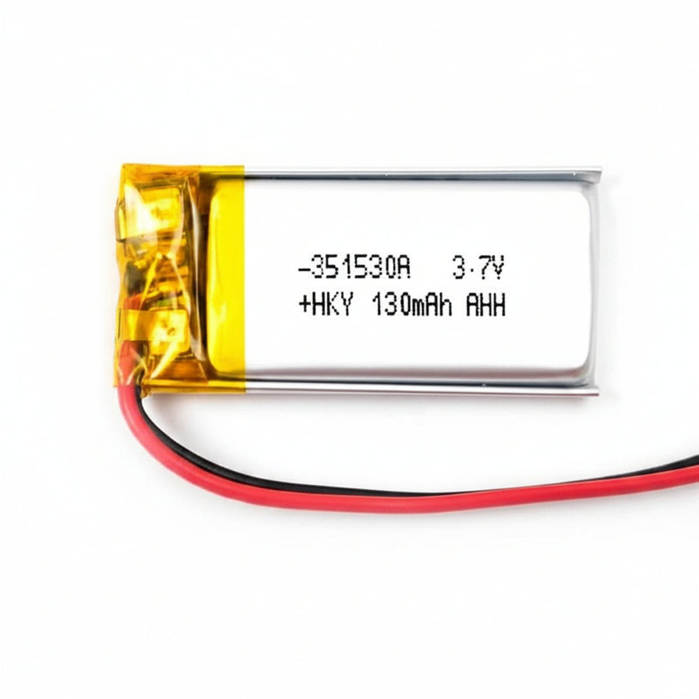 130mah Batería Recargable Energía 351530 3.7v 30x15x3mm