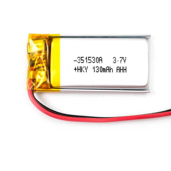 130mah Batería Recargable Energía 351530 3.7v 30x15x3mm