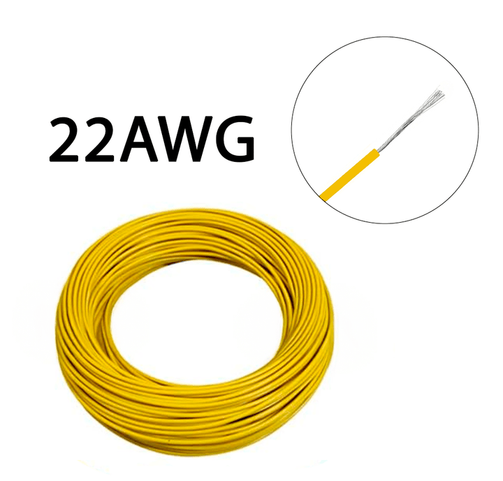 1m de Cable de Cobre estañado 22AWG Multifilar UL1007 - Tecneu