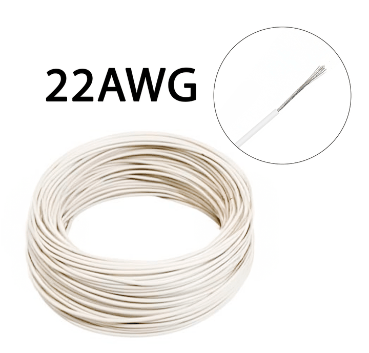 1m de Cable de Cobre estañado 22AWG Multifilar UL1007 - Tecneu