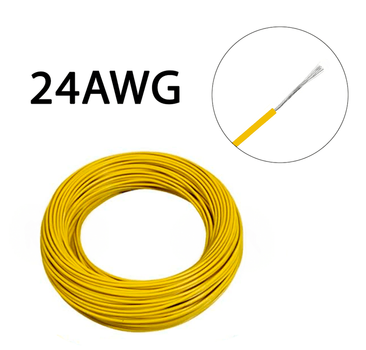 1m de Cable de Cobre estañado 24AWG Multifilar UL1007 - Tecneu
