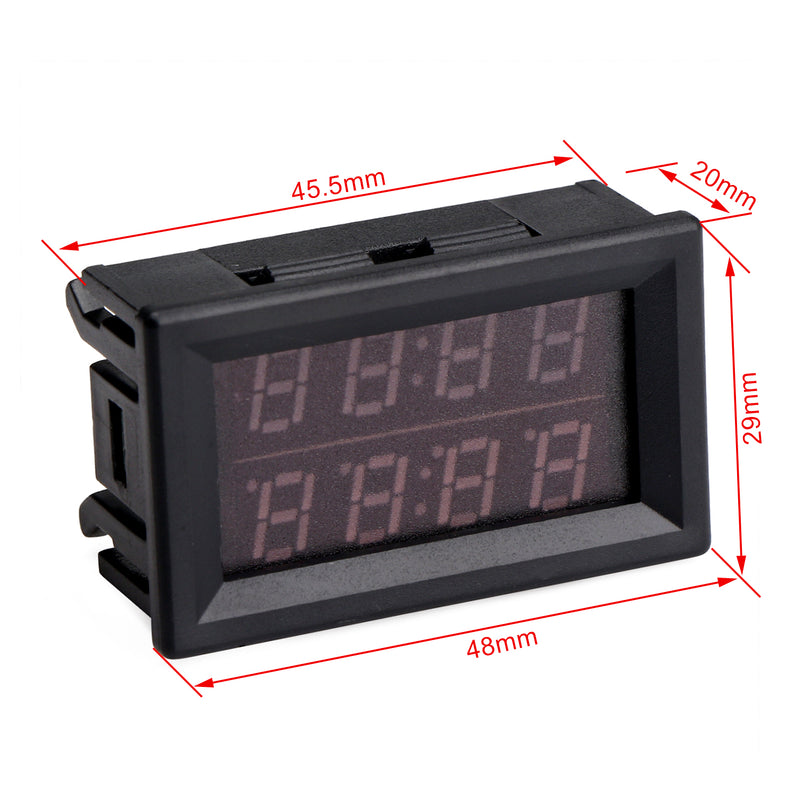 Voltímetro Amperímetro 100v 100a Digital + Derivador Shunt