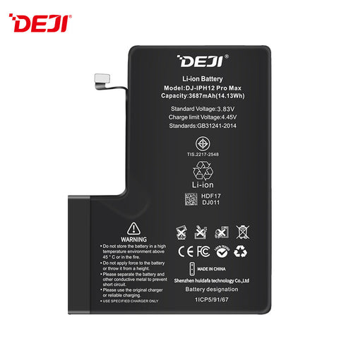 Batería DEJI Para iphone 12 Pro Max Capacidad Original 3687mAh