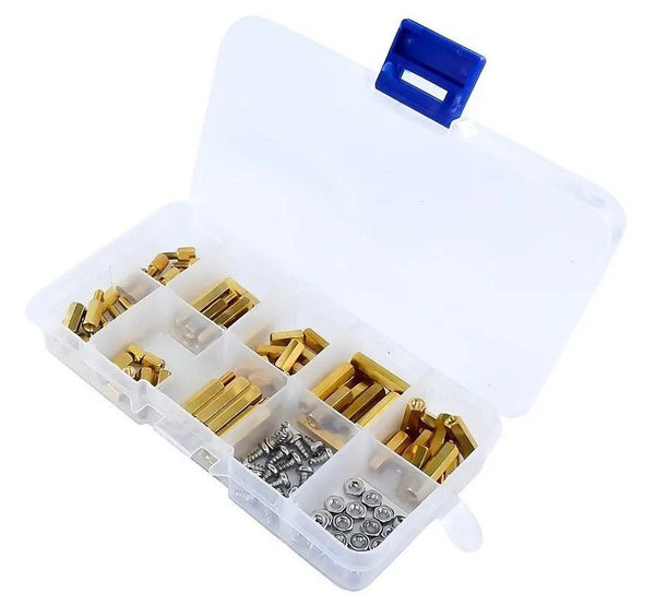 Kit De 120 Separadores Y Tornillos M3 De Laton Hexagonal