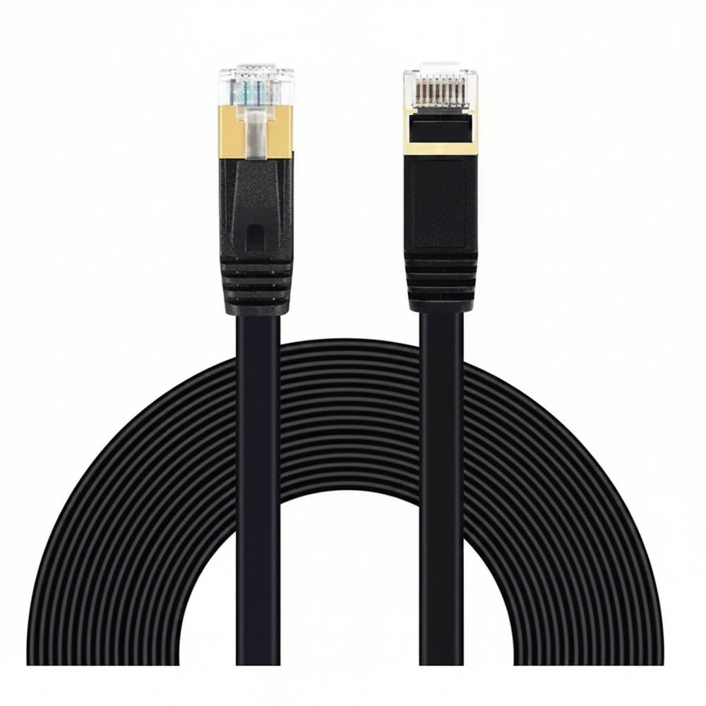 3 Metros Cable Red Plano Categoria 7 Cat7 Rj45 Utp Ethernet