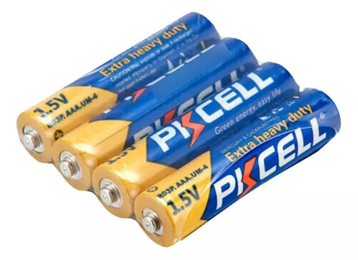 4 Pilas Aaa Pikcell® Original Extra Larga Duración 1.5v R03P - Tecneu