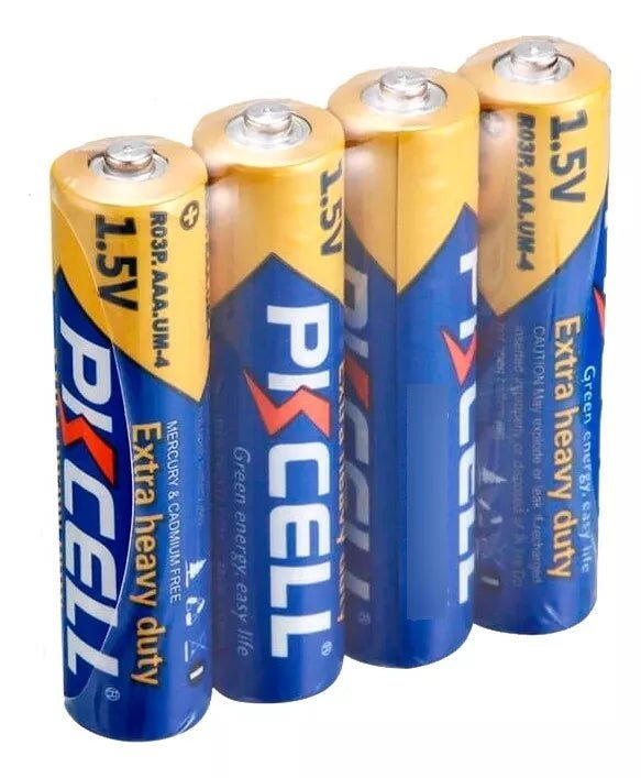 4 Pilas Aaa Pikcell® Original Extra Larga Duración 1.5v R03P - Tecneu
