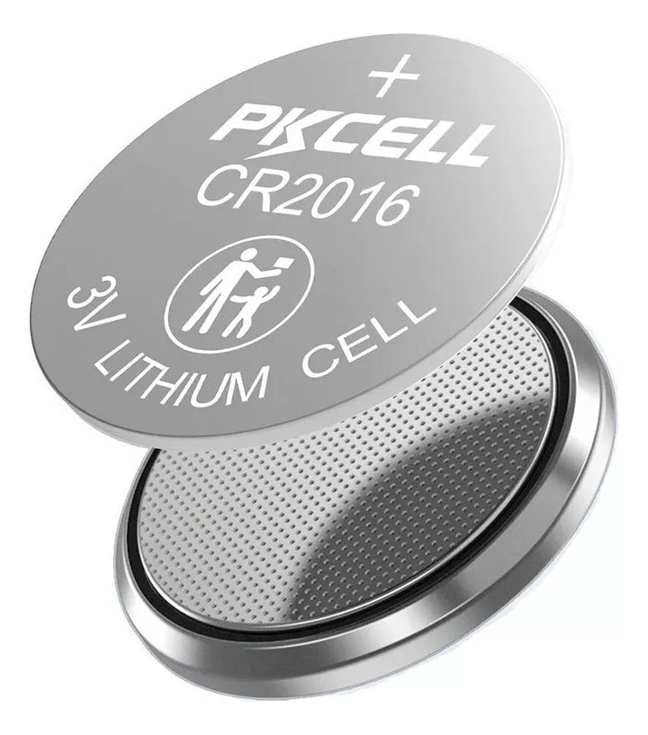 5 Pilas Pila Tipo Moneda Cr2016 3v Pkcell Reloj Juguete Control - Tecneu