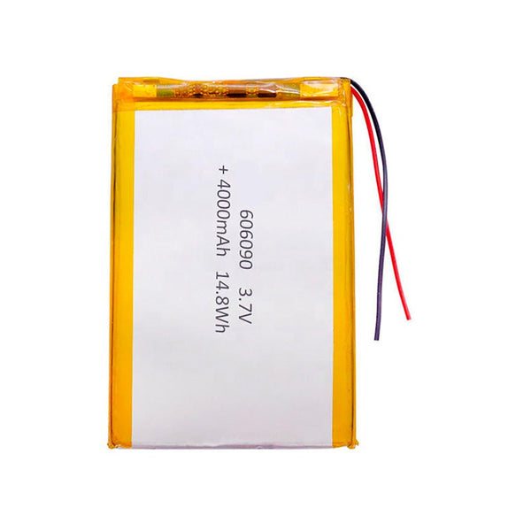 4000mah Batería Recargable Litio/ Lipo 606090 3.7v 60x90x6mm