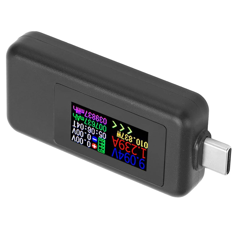 Tester Tipo C Medidor Voltaje Digital Amperaje Carga Telefono 10 En 1