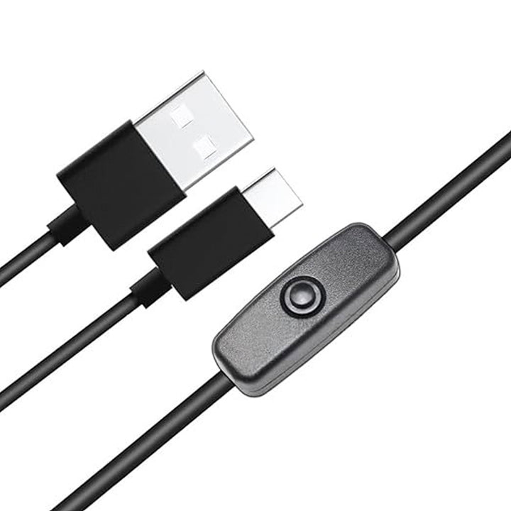 Cable 5V 3A USB A Tipo C Con Interruptor ON / OFF - Tecneu