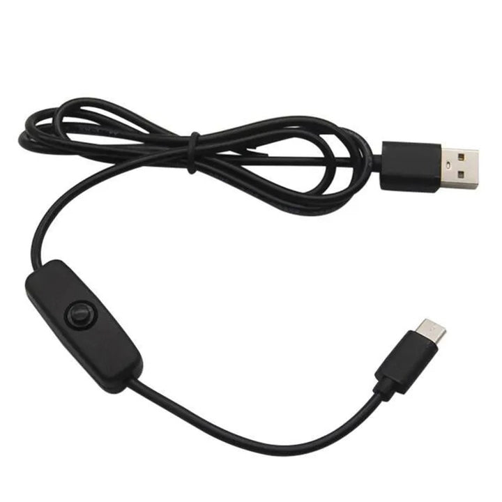 Cable 5V 3A USB A Tipo C Con Interruptor ON / OFF - Tecneu