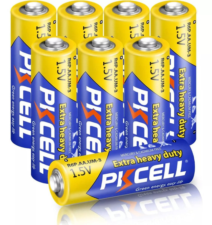 Pilas Aa Baterías Pkcell® Original Extra Duración R6P - Tecneu
