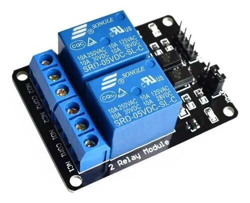 Modulo Relevadores Relay 2 Canales 5v