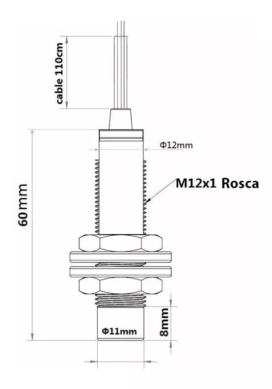 Sensor De Proximidad Inductivo Metales Npn Lj12a3-4-z/bx - Tecneu