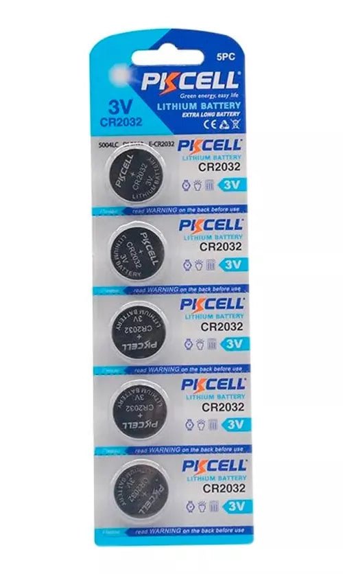 Pilas Tipo Moneda Cr2032 3v Pkcell Reloj Juguete Control - Tecneu