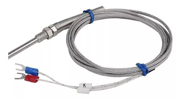 Termopar Tipo K -100 A 1250 °c Sonda 10cm Cable 3m - Tecneu