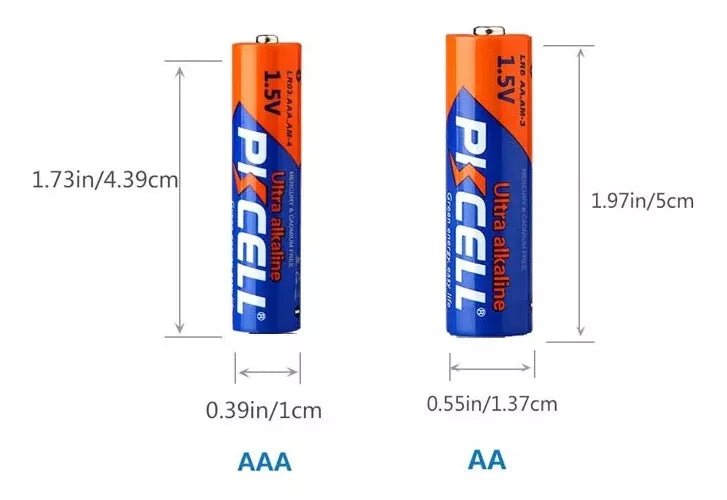 Pilas AA Pkcell® AA LR6 Baterías Alcalinas 1.5v AA.AM-3 - Tecneu