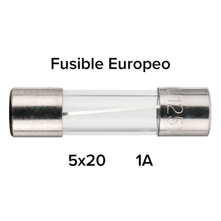 Fusible Tipo Europeo 250V 5x20mm Protección 1A - 10A - Tecneu