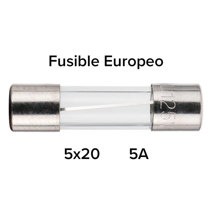 Fusible Tipo Europeo 250V 5x20mm Protección 1A - 10A - Tecneu