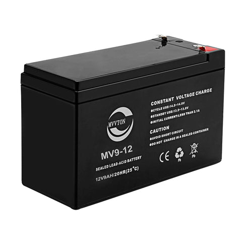 Batería MVVTON AGM MV9-12 Plomo-Ácido Sellada VRLA 12V 9Ah