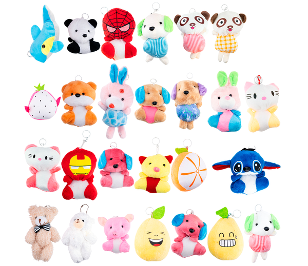 30 Piezas De Peluches de 10-15cm Modelos Surtidos para máquina de garra con relleno
