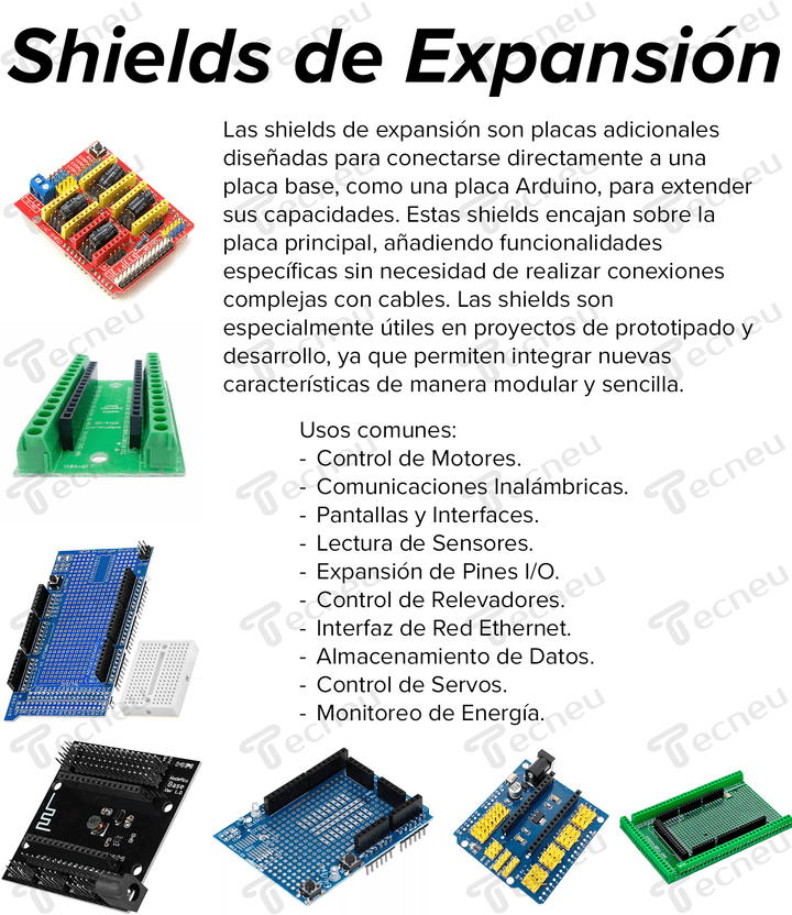Proto Shield Para Tarjetas Mega Placa De Expansión 170 Puntos - Tecneu
