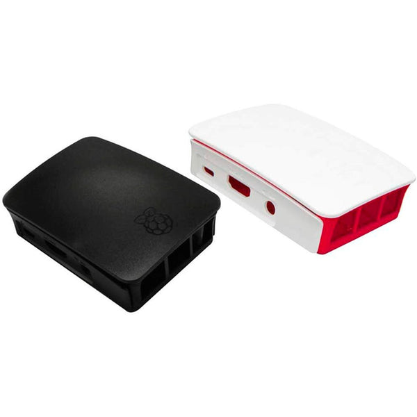 Carcasa Para Raspberry Pi 3 3b+ Case Blanco Negro - Tecneu