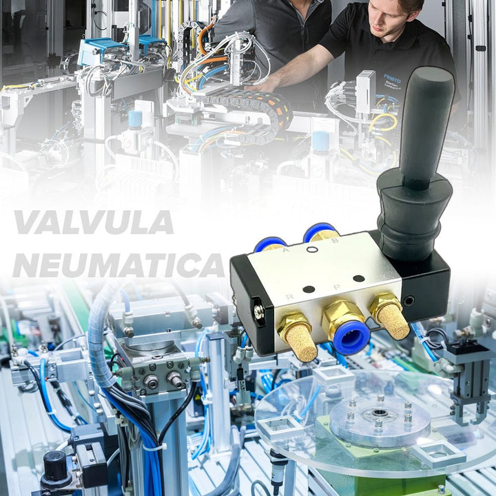 Válvula Neumática Diyi 4H310 - 10 - 5 Vías, 2 Posiciones - Tecneu