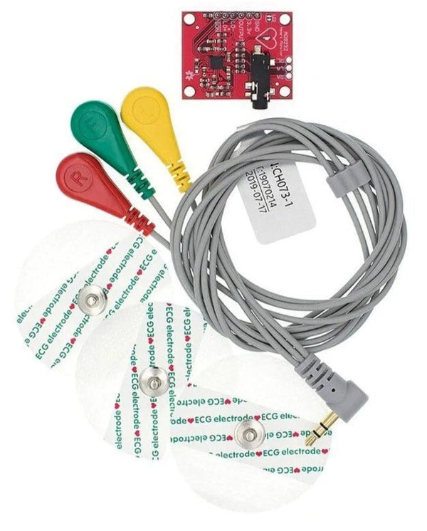 Ad8232 Ecg Kit Módulo Sensor De Pulso Ritmo Cardíaco - Tecneu