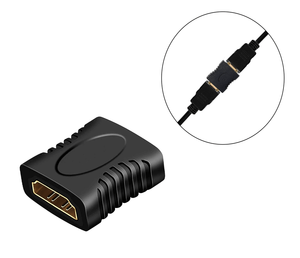 Adaptador Cople HDMI hembra a hembra 1080P 4K