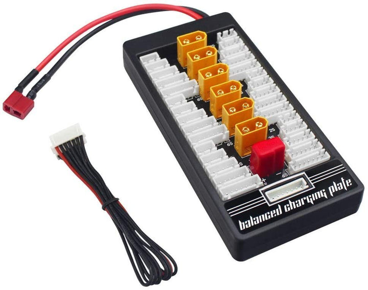 Adaptador Multicarga Paralela 2s - 6s Para Imax B6ac + Conector - Tecneu