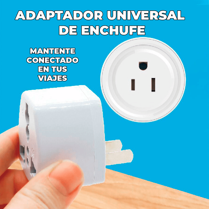 Adaptador Universal Enchufe Adaptador Corriente - Tecneu